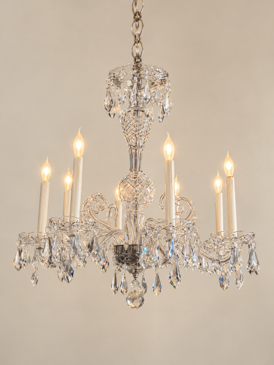 Vintage Venetian Crystal Chandelier
