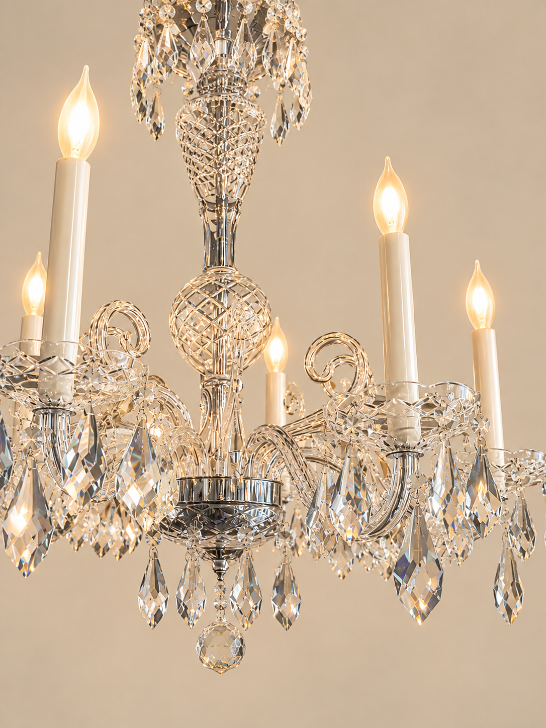 Vintage Venetian Crystal Chandelier