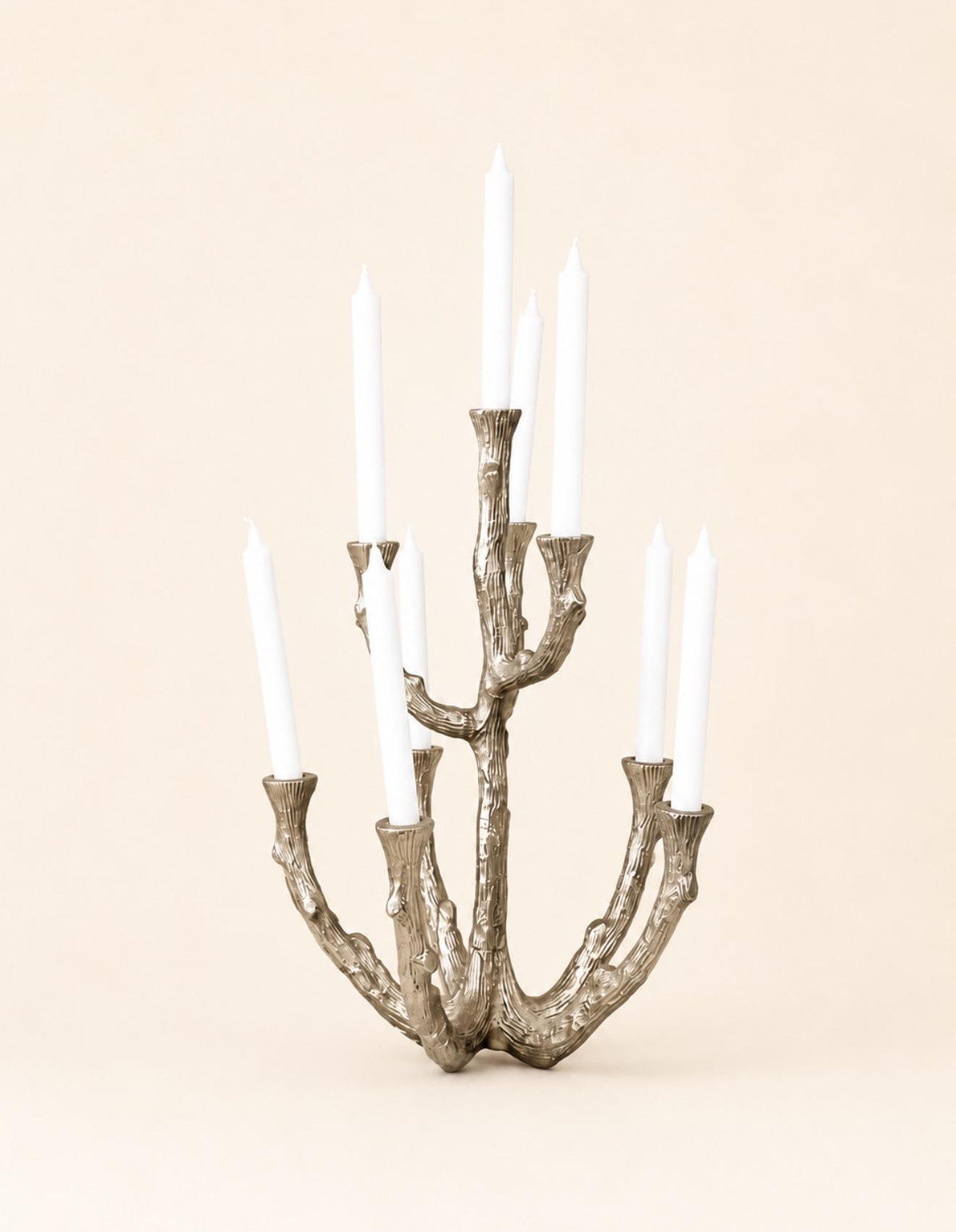 French Vintage Metal Branch Candelabra
