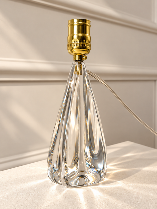Antique French "Cristal" Table Lamp